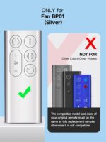 Replacement Remote Control for Dyson BP01 Compatible with Air Purifier & Tower Fan Easy Setup & Silent Operation (Silver) - Image 8