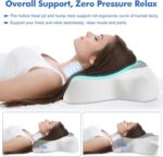 Cervical Neck Pillow Pain Relief - Ergonomic Neck Support Pillows for Sleeping, Odorless Ergonomic Contour Memory Foam Pillow - Orthopedic Bed Pillow for Side Back Stomach Sleeper - Image 6