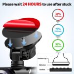 5 PCS Double Sided Adhesive Pads for Dash Cam, 2.2" Round Adhesive Sticky Pads Replacement, Heat Resistant Double Sided Sticker Tape, for Dash Camera, Car Dashboard Windshield GPS Holder - Image 6