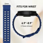 ISABAKE Watch Band for Garmin Vivoactive 4/Forerunner 265/Forerunner 255/Venu 3/Venu 2, 22mm Quick Release Silicone Replacement Band - Image 7