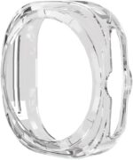 Case Compatible with 2024 Samsung Galaxy Watch 7 Ultra 47mm, Soft TPU Bumper Clear Protective Cover for Men Women Accessories (Silver) (Gold) - Image 3
