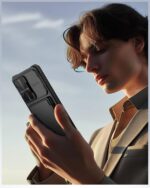 for Samsung Galaxy S24 FE Case with Card Holder(Store 4-5 Cards) [RFID Blocking] & Slide Camera Cover, Military Grade Protection, Rugged Silicone Wallet Case for Galaxy S24 FE 6.7" 2024, Black - Image 8