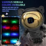 Astronaut Star Projector Galaxy Light with Timer and Remote Control, 360° Adjustable Starry Night Light Projector for Baby/Kids/Adults/Bedroom/Party/Home Decor/Game Room (Black) - Image 4