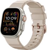 Sport Band Compatible with Apple Watch 49mm 46mm 45mm 44mm 42mm for Men Women, Soft Silicone Breathable Wristband Replacement Strap for iWatch Ultra 2 SE Series 10 9 8 7 6 5 4 3 2 1 - Image 10