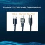 Dash Cam Hardwire Kit – Universal 2-Pin Acc Power Adapter for Most Vehicles w/Built-in USB Power Source (Supports USB-C, Mini & Micro Dash Cams). Low Profile Fuse Tap - Image 6