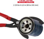 1 PC Elbow 15° Angle Plier Filter Wrench, 12" Three-Gear Adjustable Oil Filter Element Removal Pliers, Bend Angle Filter Wrench, Suitable for Most Car Models (Red & Black) - Image 4