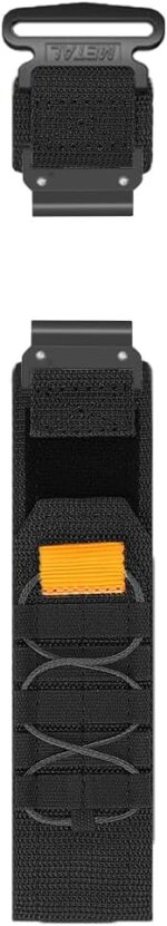 Replacement Watch Strap Bands,Compatible for Garmin Fenix 8 47MM/Fenix E 47MM/Fenix 7/Fenix 6/Fenix 5 for Amazfit Falcon/for COROS VERTIX nylon Watch Band Replacement Strap.(22MM) - Image 3