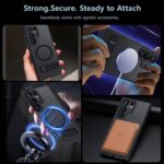 for Samsung Galaxy S23 Ultra Case, [Compatible with MagSafe], Adjustable Kickstand,Military Grade Drop Tested, Translucent Matte Phone Case for Galaxy S23 Ultra Case (Black) - Image 7