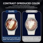 Suoman 4-Pack Screen Protector for Samsung Galaxy Watch 7/6/5/4 40mm, Tempered Glass Protectors Perfectly Fit for Galaxy 40 mm Smartwatches - Image 8