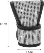 Bling Car Gear Shift Knob Cover, Auto Knob Gear Stick Protector Diamond Decor Accessories, Crystal Rhinestone Vehicle Shifting Gear Stick Protector, Universal for SUV, Truck - Image 3