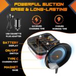 Wireless Trailer Lights Magnetic - Adjustable Magnetic Tow Light with 2 Mounting Options Rechargeable Towing Tail Light Kit Reverse Light for Trucks, Boat, RV, Vehicle, Caravan - Image 4