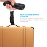 Dioche Luggage Weight Scale, 110lb Portable Travel Hanging Luggage Scale, Electronic Weight Scale with LCD Digital Display for Travel, Suitcase Weight Scale - Image 3