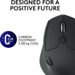 Logitech M720 Triathlon Wireless Mouse, Bluetooth, USB Unifying Receiver, 1000 DPI, 6 Programmable Buttons, 2-Year Battery, Compatible with Laptop, PC, Mac, iPadOS - Black - Image 9