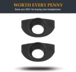WH-1000XM4 Swivels as Same as OEM XM4 Hinge Spins Replacement Parts Accessories Compatible with Sony WH-1000XM4 Wireless Noise Cancelling Overhead Headphones (Black) - Image 6