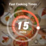 COSORI Air Fryer 9-in-1, Compact & Large 6-Qt, Fast Turbo Modes, 90–450°F Precise Heat for Even Results, Up to 95% Less Oil*, Roast, Bake, Dry, Reheat, Frozen, Broil, Proof, 120V, TurboBlaze, Grey - Image 6