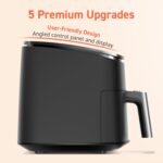 COSORI Air Fryer 9-in-1, Compact & Large 6-Qt, Fast Turbo Modes, 90–450°F Precise Heat for Even Results, Up to 95% Less Oil*, Roast, Bake, Dry, Reheat, Frozen, Broil, Proof, 120V, TurboBlaze, Grey - Image 8