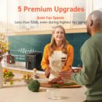COSORI Air Fryer 9-in-1, Compact & Large 6-Qt, Fast Turbo Modes, 90–450°F Precise Heat for Even Results, Up to 95% Less Oil*, Roast, Bake, Dry, Reheat, Frozen, Broil, Proof, 120V, TurboBlaze, Grey - Image 9
