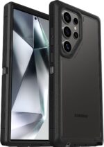 OtterBox Samsung Galaxy S24 Ultra Defender Series XT Clear Case - Dark Side (Clear/Black), screenless, Rugged, Lanyard Attachment - Image 5