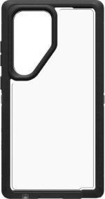 OtterBox Samsung Galaxy S24 Ultra Defender Series XT Clear Case - Dark Side (Clear/Black), screenless, Rugged, Lanyard Attachment - Image 7
