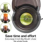 Hamilton Beach Juicer Machine, Big Mouth Large 3” Feed Chute for Whole Fruits and Vegetables, Easy to Clean, Centrifugal Extractor, BPA Free, 800W Motor, Black - Image 5