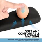 2 Pack Car Comfort Knee Pads, 6.89 x 2.95 Inches Center Console Elbow Pad Armrest, One-Piece Molded Soft Leather Armrest Pillow, Universal for Most Cars (Black) - Image 5