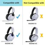 TaiZiChangQin Earpads Replacement Compatible with Sony INZONE H7 H9 WH-G900N Wireless Noise Canceling Gaming Headphone Ear Pads Headband Protective Cover Ear Cushions Kit - Image 3