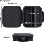 co2CREA for Anker 25,000mAh 165W Laptop Power Bank and Laptop 140W USB-C Charger, Hard Travel Case Compatible with 25K Power Bank A1695, Case Only (Black Case) - Image 7