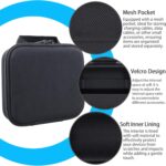 co2CREA for Anker 25,000mAh 165W Laptop Power Bank and Laptop 140W USB-C Charger, Hard Travel Case Compatible with 25K Power Bank A1695, Case Only (Black Case) - Image 9
