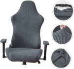 Ciieeo Gaming Chair Covers Elastic Seat and Back Cover Set Computer Room Chair Cover Arm Protectors - Image 8