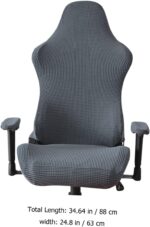 Ciieeo Gaming Chair Covers Elastic Seat and Back Cover Set Computer Room Chair Cover Arm Protectors - Image 9