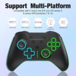 SANGDER Xbox One Controller, RGB LED Light Wireless Xbox Controller Compatible with Xbox One X/S Xbox Series X/S,2.4GHz Wireless Adapter with 3.5mm Audio Jack,Black - Image 6