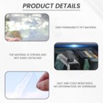 Square Double-Sided Sticker Adhesive Pad and Electrostatic Stickers for Dash Cam, On Dashcam Windshield Replacement Car Phone Holder Pad Kit for Mounting Dash Cam (6Pack-Square Film) - Image 4