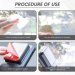 Square Double-Sided Sticker Adhesive Pad and Electrostatic Stickers for Dash Cam, On Dashcam Windshield Replacement Car Phone Holder Pad Kit for Mounting Dash Cam (6Pack-Square Film) - Image 5