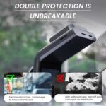 Square Double-Sided Sticker Adhesive Pad and Electrostatic Stickers for Dash Cam, On Dashcam Windshield Replacement Car Phone Holder Pad Kit for Mounting Dash Cam (6Pack-Square Film) - Image 6
