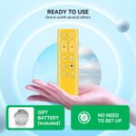 Replacement Remote Control for Dyson HP04 HP05 HP06 HP09 (Yellow) Compatible with Hot+Cool Fans & Air Purifiers - Image 7