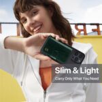 for MagSafe Wallet Magnetic Card Holder for iPhone 16/15/14/13/12, Pro/Max/Plus, RFID Blocking, 5 Slots Fit 7 Cards, 1 ID Window, Slim Luxury Leather Mag Safe Wallet for Women Men, Emerald Green - Image 7