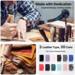 for MagSafe Wallet Magnetic Card Holder for iPhone 16/15/14/13/12, Pro/Max/Plus, RFID Blocking, 5 Slots Fit 7 Cards, 1 ID Window, Slim Luxury Leather Mag Safe Wallet for Women Men, Emerald Green - Image 9