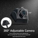 AHD 720P Backup Camera for Car,[Starlight Night Vision][Fish Eye Wide Angle] Reverse Camera for Safe Driving,Heavy Duty Rear View Camera Fits Car Truck SUV with AHD/CVBS System - Image 4