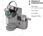 Keurig K-Cafe C Single Serve K-Cup Pod C Latte and Cappuccino Maker, 12, Nickel - Image 6