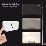 New One 2 Pack 2.4G WiFi Dimmable Smart Plug, Smart Outlet, Dimmer Plug, Alexa, Google Assistant, No Hub Required - Image 3