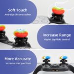 PS5 Controller Accessories for PS4 Controller Grips Thumbstick Grips with 2 Pairs Joystick Grips and 32 Pieces Thumb Caps Controller-3X - Image 5
