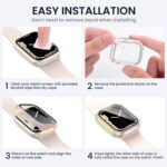 Compatible for Amazfit Balance Case, Lamshaw Hard PC Case with Screen Protector Compatible for Amazfit Balance Smart Watch (2 Pack-Black+Black) - Image 6
