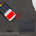 Slim Leather Wallet for Men - RFID Blocking Slim Minimalist Front Pocket - Thin & Stylish with ID Window, Gift For Men - Image 5