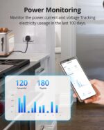 SONOFF S40 WiFi Smart Plug with Energy Monitoring, 15A Smart Outlet Socket ETL Certified, Work with Alexa & Google Home, IFTTT Supporting, 2.4 Ghz WiFi Only (4-Pack) - Image 5