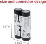 Replacment Battery for GPSMAP 64s/Oregon 600 Series GPS 2000mAh 2.4V Rechargeable NiMH Battery - Image 3