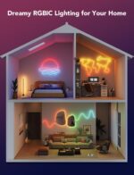 Govee RGBIC Neon Lights, LED Smart Neon Rope Light 2 Works with Matter, Alexa, Google Assistant, Custom DIY Neon Strip Lights for Bedroom and Wall Decor, Softer Material, 16.4ft, White - Image 4