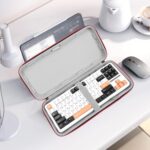 RLSOCO Hard Case for Aula F75 Pro/8Bitdo Retro Mechanical Keyboard/Logitech G PRO X TKL Rapid/ASUS ROG Azoth Gaming Keyboard and More (Max Size: 36.8cm x 15cm x 4cm) - Image 8