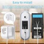 24V Doorbell Transformer Compatible with Nest Honeywell Ecobee Sensis All Models of Ring Doorbells Thermostats Power Adapter (33FT White, 12.0, Watts) - Image 4