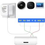 24V Doorbell Transformer Compatible with Nest Honeywell Ecobee Sensis All Models of Ring Doorbells Thermostats Power Adapter (33FT White, 12.0, Watts) - Image 7