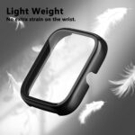 Screen Protector for Amazfit Bip 3/Bip 3 Pro Smartwatch, 4-Pack Hard PC Bumper Full Face Cover Protective Case Accessories for Amazfit Bip 3/Bip 3 Pro Men Women - Image 6
